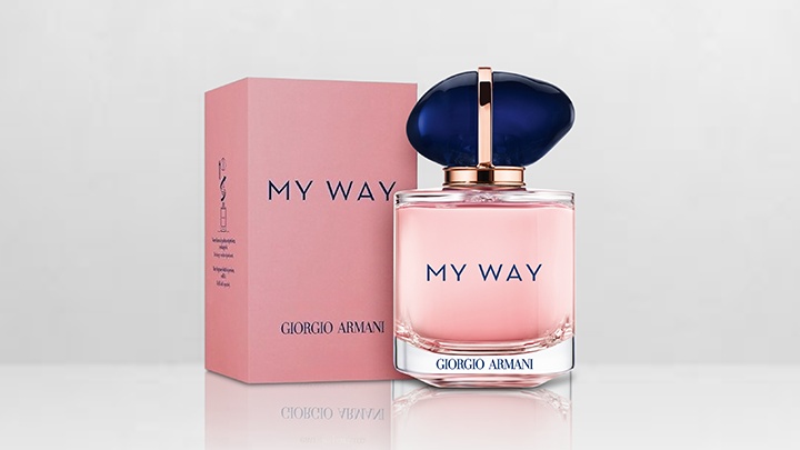 Image of a complimentary travel size of My Way EDT 